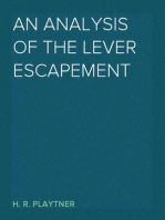 An Analysis of the Lever Escapement