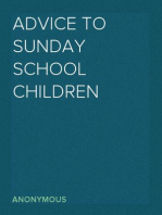 Advice to Sunday School Children