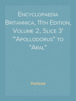 Encyclopaedia Britannica, 11th Edition, Volume 2, Slice 3
"Apollodorus" to "Aral"