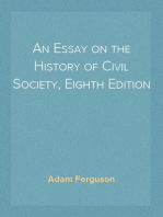 An Essay on the History of Civil Society, Eighth Edition