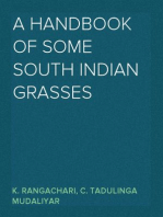 A Handbook of Some South Indian Grasses