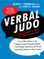 Verbal Judo, Second Edition: The Gentle Art of Persuasion