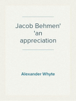 Jacob Behmen
an appreciation