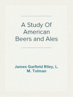 A Study Of American Beers and Ales