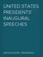 United States Presidents' Inaugural Speeches