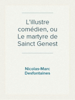 L'illustre comédien, ou Le martyre de Sainct Genest