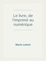 Le livre, de l'imprimé au numérique