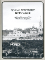 Living Without Hypocrisy: Spiritual Counsels of the Holy Elders of Optina