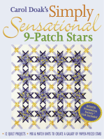 Carol Doak's Simply Sensational 9-Patch: 12 Quilt Projects  Mix & Match Units to Create a Galaxy of Paper-Pieced Stars