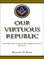 Our Virtuous Republic: The Forgotten Clause in the American Social Contract