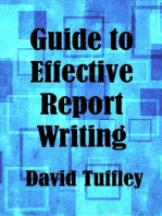 Guide to Effective Report Writing