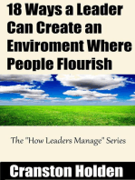 18 Ways to Create an Enviroment Where People Flourish