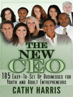 The New CEO: 185 Easy-To-Set Up Businesses for Youth and Adult Entrepreneurs