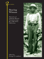 Bearing Witness: Memories of Arkansas Slavery