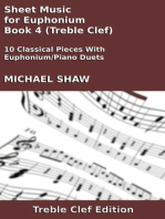 Sheet Music for Euphonium - Book 4 (Treble Clef)