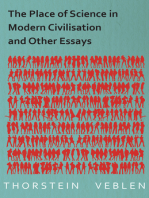 The Place of Science in Modern Civilisation and Other Essays