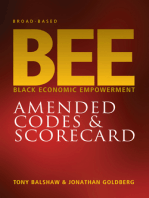 Broad-based Black Economic Empowerment: Amended Codes & Scorecard