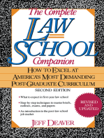 The Complete Law School Companion: How to Excel at America's Most Demanding Post-Graduate Curriculum