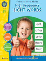 High Frequency Sight Words Gr. PK-2