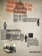 Marginalization of Low Income Students In the Education System