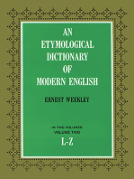 An Etymological Dictionary of Modern English, Vol. 2