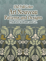 150 Full-Color Art Nouveau Patterns and Designs