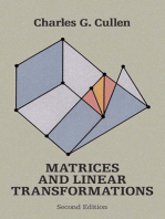 Matrices and Linear Transformations: Second Edition