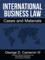 International Business Law: Cases and Materials