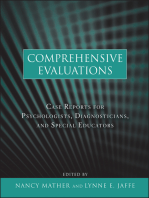 Comprehensive Evaluations: Case Reports for Psychologists, Diagnosticians, and Special Educators