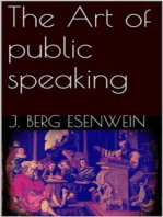 The Art of public speaking