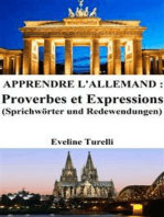 Apprendre l'Allemand : Proverbes et Expressions