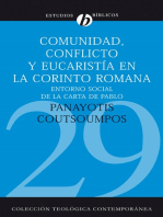 Comunidad, conflicto y eucaristía en la corinto romana