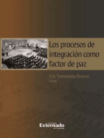 Los procesos de integración como factor de paz