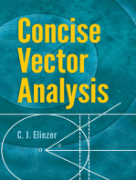 Concise Vector Analysis