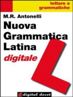 Nuova Grammatica Latina digitale: con esercizi e appendice metrica