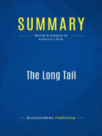 The Long Tail (Review and Analysis of Anderson's Book)