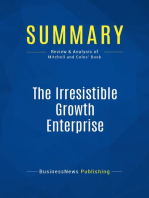 The Irresistible Growth Enterprise (Review and Analysis of Mitchell and Coles' Book)