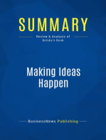 Making Ideas Happen (Review and Analysis of Belsky's Book)