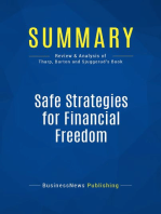 Safe Strategies for Financial Freedom (Review and Analysis of Van Tharp, Barton and Sjuggerud's Book)