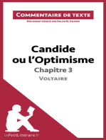 Candide ou l'Optimisme de Voltaire - Chapitre 3: Commentaire et Analyse de texte