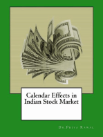 Calendar Effects in Indian Stock Market