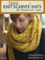 Stylish Knit Scarves & Hats with Mademoiselle Sophie: 23 Beautiful Patterns with Child Sizes Too