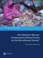 Are Pakistan's Women Entrepreneurs Being Served by the Microfinance Sector?: Are They Being Served by the Microfinance Sector?