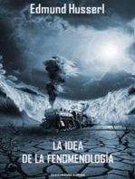 La idea de la fenomenología