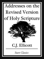 Addresses on the Revised Version of Holy Scripture