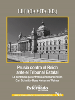 Prusia contra el Reich ante el Tribunal Estatal: La sentencia que enfrentó a Hermann Heller, Carl Schmitt y Hans Kelsen en Weimar