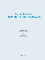 Everyday English for Hospitality Professionals: Travel and Hospitality