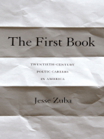 The First Book: Twentieth-Century Poetic Careers in America