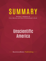 Summary: Unscientific America: Review and Analysis of Chris Mooney and Sheril Kirshenbaum's Book