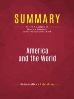 Summary: America and the World: Review and Analysis of Zbigniew Brzezinski and Brent Scowcroft's Book